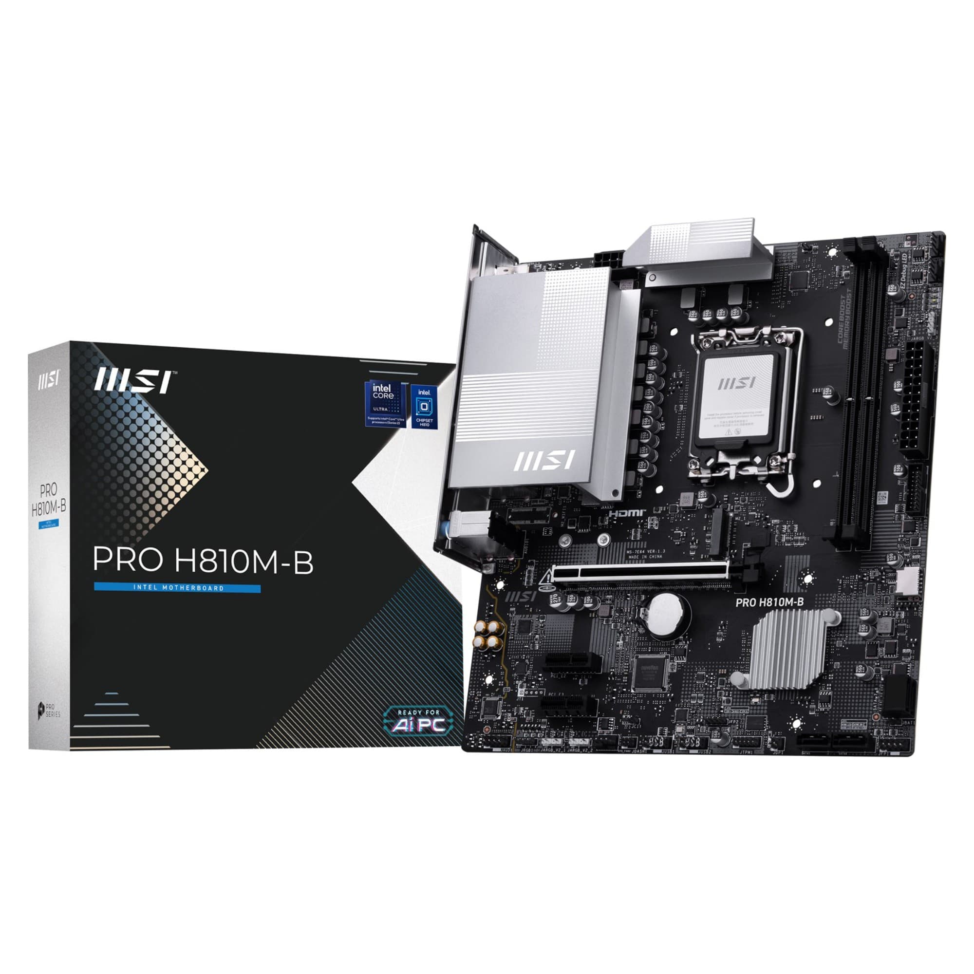 MSI PRO H810M-B DDR5 micro-ATX Intel LGA1851 Motherboard
