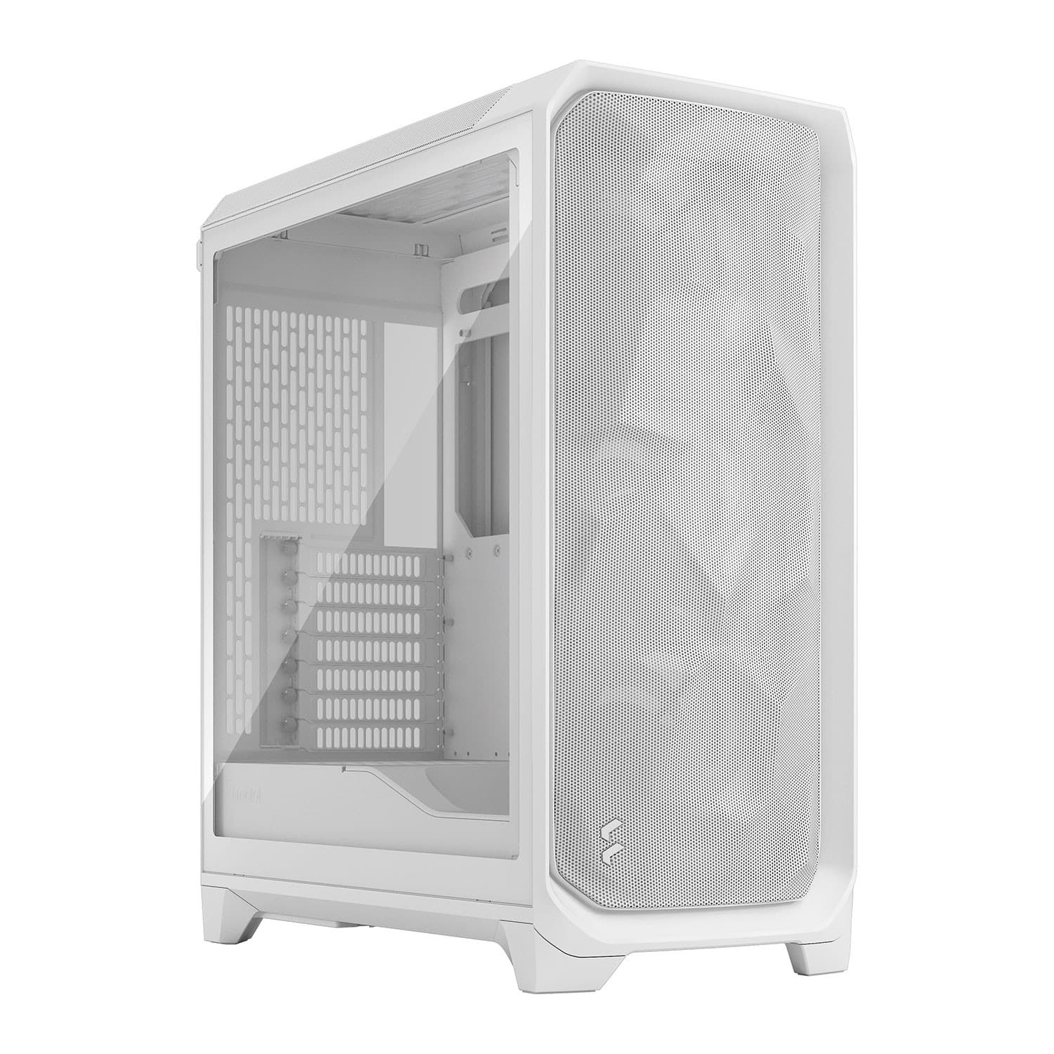 Fractal Design Meshify 3 Mid Tower Gaming PC Case - White TG Clear Tint