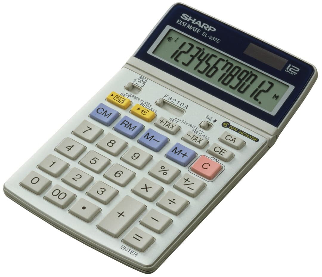 Sharp EL-337C calculator - Image 1