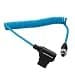 KONDOR BLUE Cavo D-Tap a spirale per bloccare DC 2,1 mm | Monitor di alimentazione, luci, accessori e altro da 16"-32" | Blu - Image 3