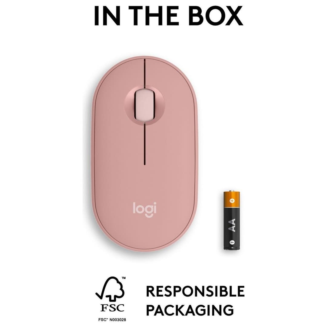 Logitech Pebble 2 M350s Wireless Mouse - Rose - Image 9