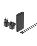 Belkin 5-in-1 Travel Power Bundle: 10000mAh Power Bank, 2x 25W USB-C Chargers (UK & EU Plug), 60W USB-C Cable and Pouch thumbnail 4