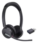 Yealink WH64 Hybrid Dual Teams Headset Wireless Head-band Office/Call center Micro-USB Bluetooth Black thumbnail 1