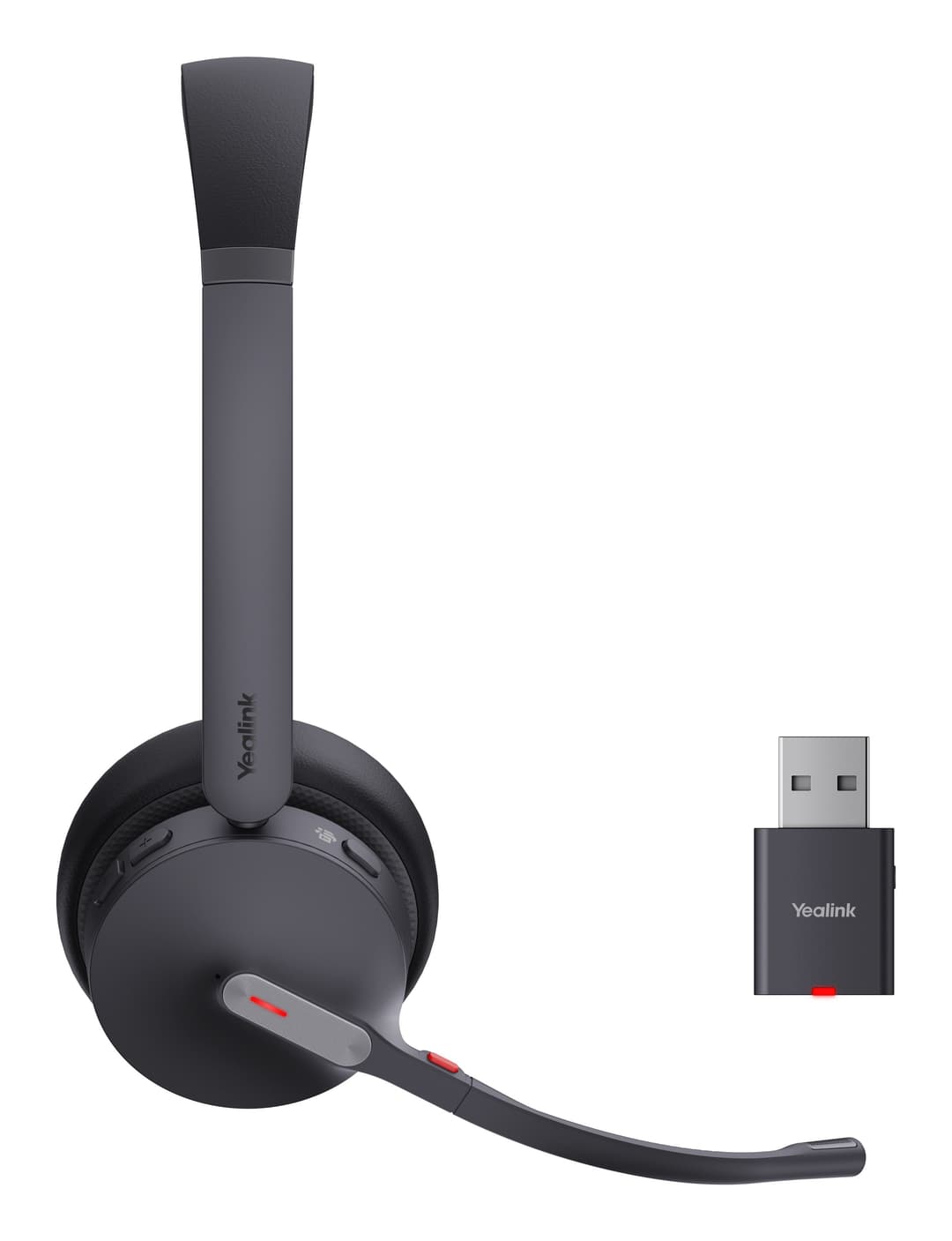 Yealink WH64 Hybrid Dual Teams Headset Wireless Head-band Office/Call center Micro-USB Bluetooth Black - Image 3