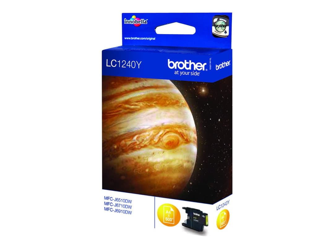 Brother LC1240Y Original Ink Cartridge - Yellow - Image 1