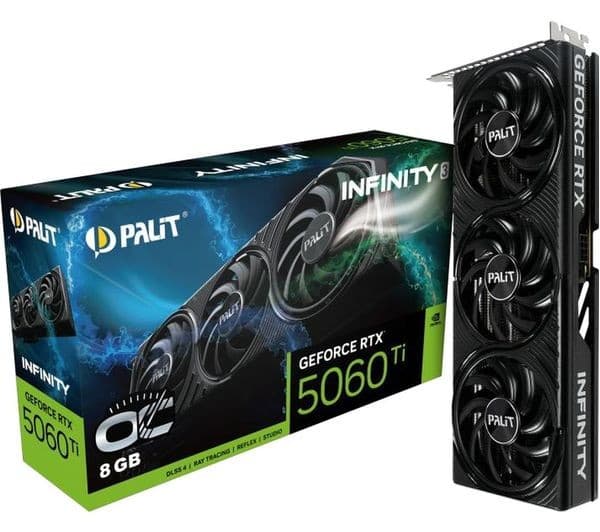 Palit GeForce RTX 5060 Ti Infinity 3 OC 8GB GDDR7 Graphics Card - Image 1