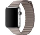 APPLE Watch 42 mm Smoke Grey Leather Loop Band - Medium thumbnail 2