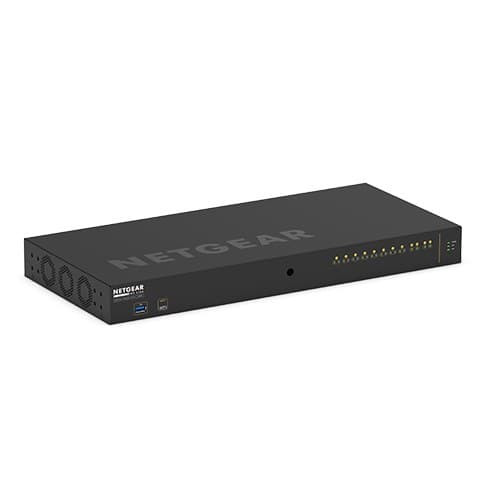 NETGEAR M4250-10G2XF-PoE+ Managed L2/L3 Gigabit Ethernet (10/100/1000) Power over Ethernet (PoE) 1U Black - Image 1