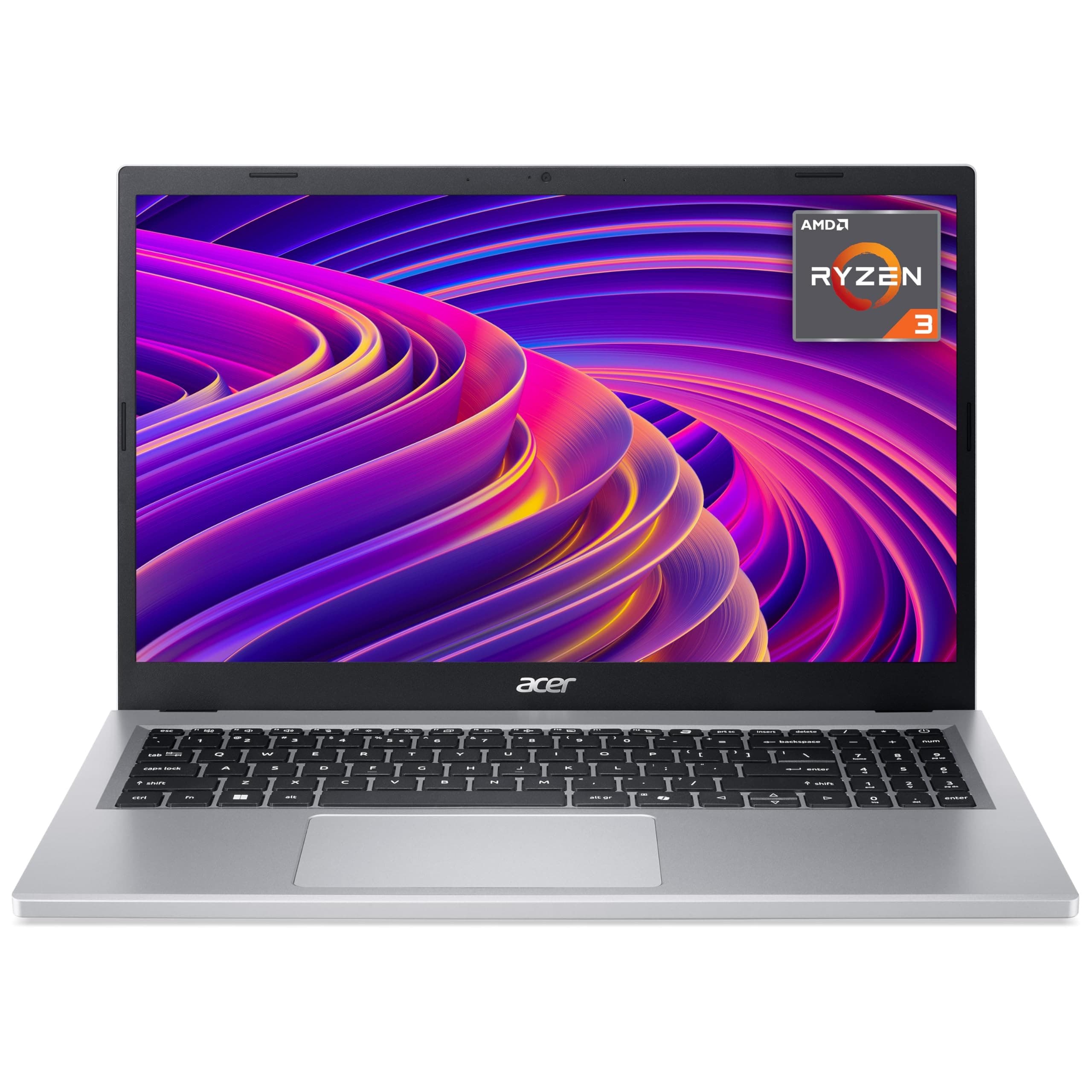 Acer Aspire Go 15 AG15-21P AMD Ryzen 3 7320U 8GB 128GB SSD 15.6" Full HD Windows 11 Laptop - Silver