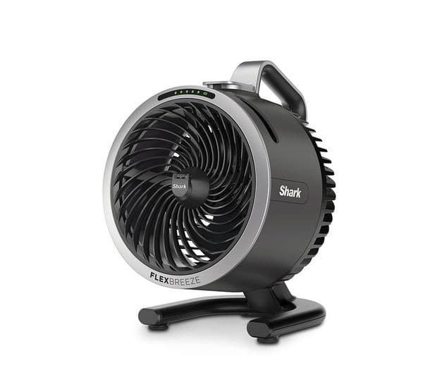 SHARK FlexBreeze HydroGo FA050UK Portable 6.8" Misting Turbo Fan - Charcoal - Image 1