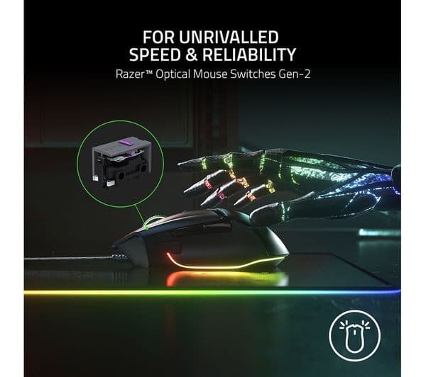 Razer Basilisk V3 Wired Gaming Mouse Black - Image 2