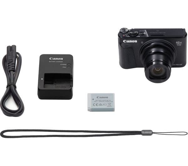 Canon PowerShot SX740 HS Compact Digital Camera with 40x Optical Zoom - Black - Image 4