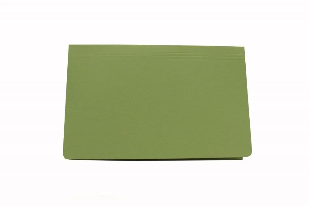 Exacompta Guildhall 50PK Full Flap Document Wallet 315gsm Green - Image 1