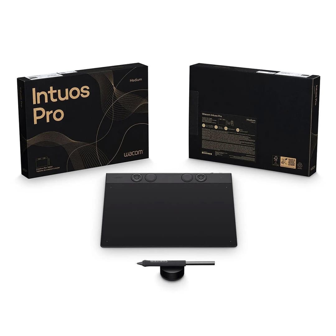 Wacom Intuos Pro Medium 2025 Creative Pen Tablet - Black - Image 5