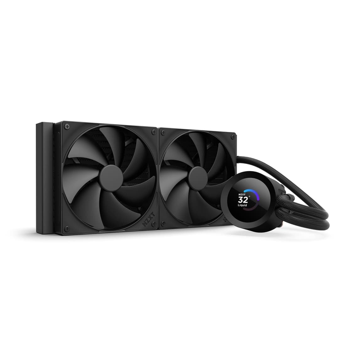 NZXT Kraken Plus RL-KN280-B2 AIO CPU Cooler - Black - Image 1