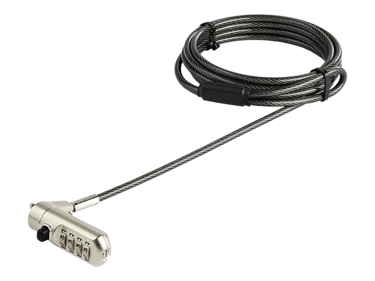 StarTech Nano Slot Laptop Cable Lock 2m Black