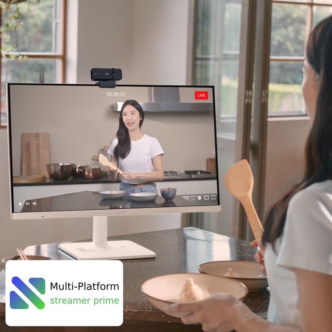 MSI Modern MD272UPSW 27" IPS UHD 4K USB-C Google TV Smart Monitor - Image 2