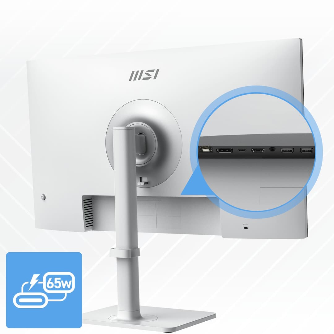 MSI Modern MD272UPSW 27" IPS UHD 4K USB-C Google TV Smart Monitor - Image 3