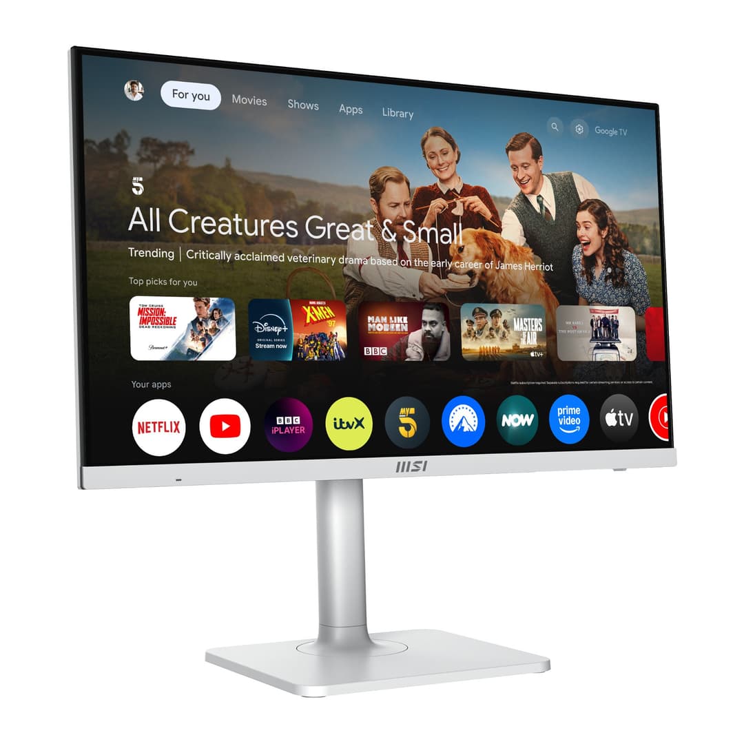 MSI Modern MD272UPSW 27" IPS UHD 4K USB-C Google TV Smart Monitor - Image 4