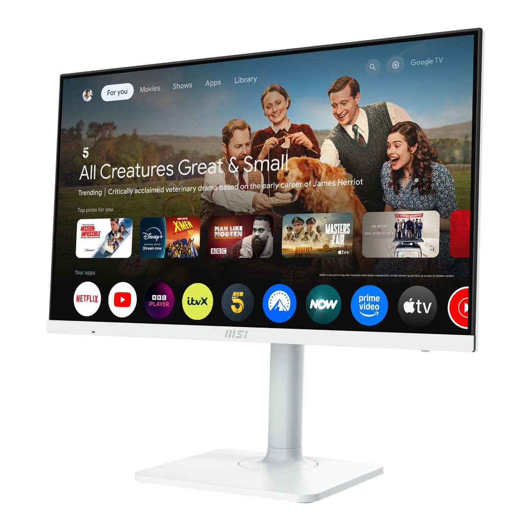 MSI Modern MD272UPSW 27" IPS UHD 4K USB-C Google TV Smart Monitor - Image 6