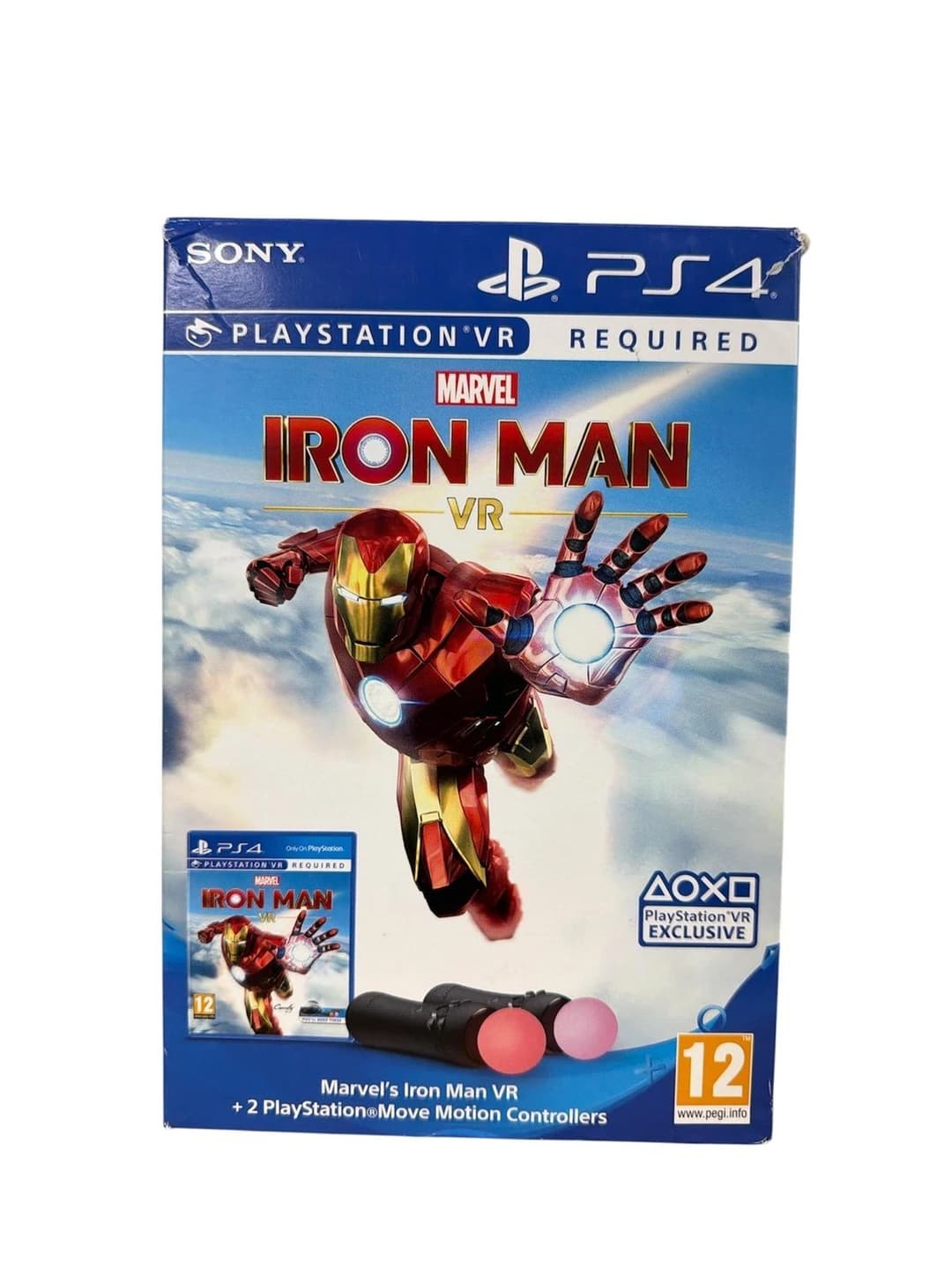 Iron Man VR + Move Motions Controllers PS4 PSVR - Image 1