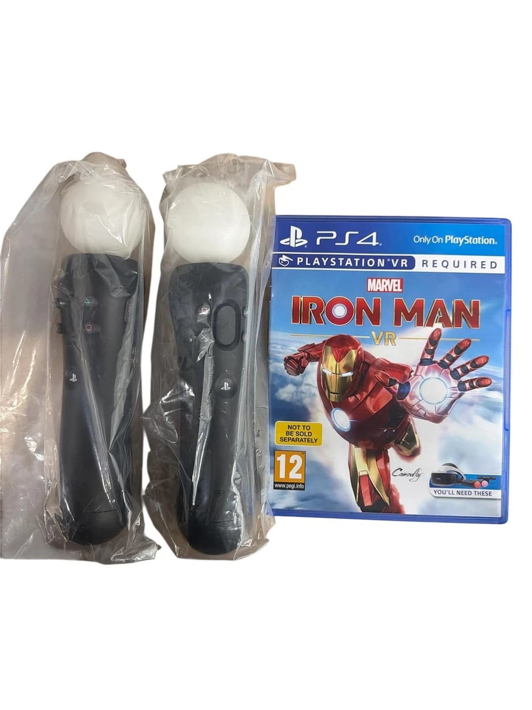 Iron Man VR + Move Motions Controllers PS4 PSVR - Image 3