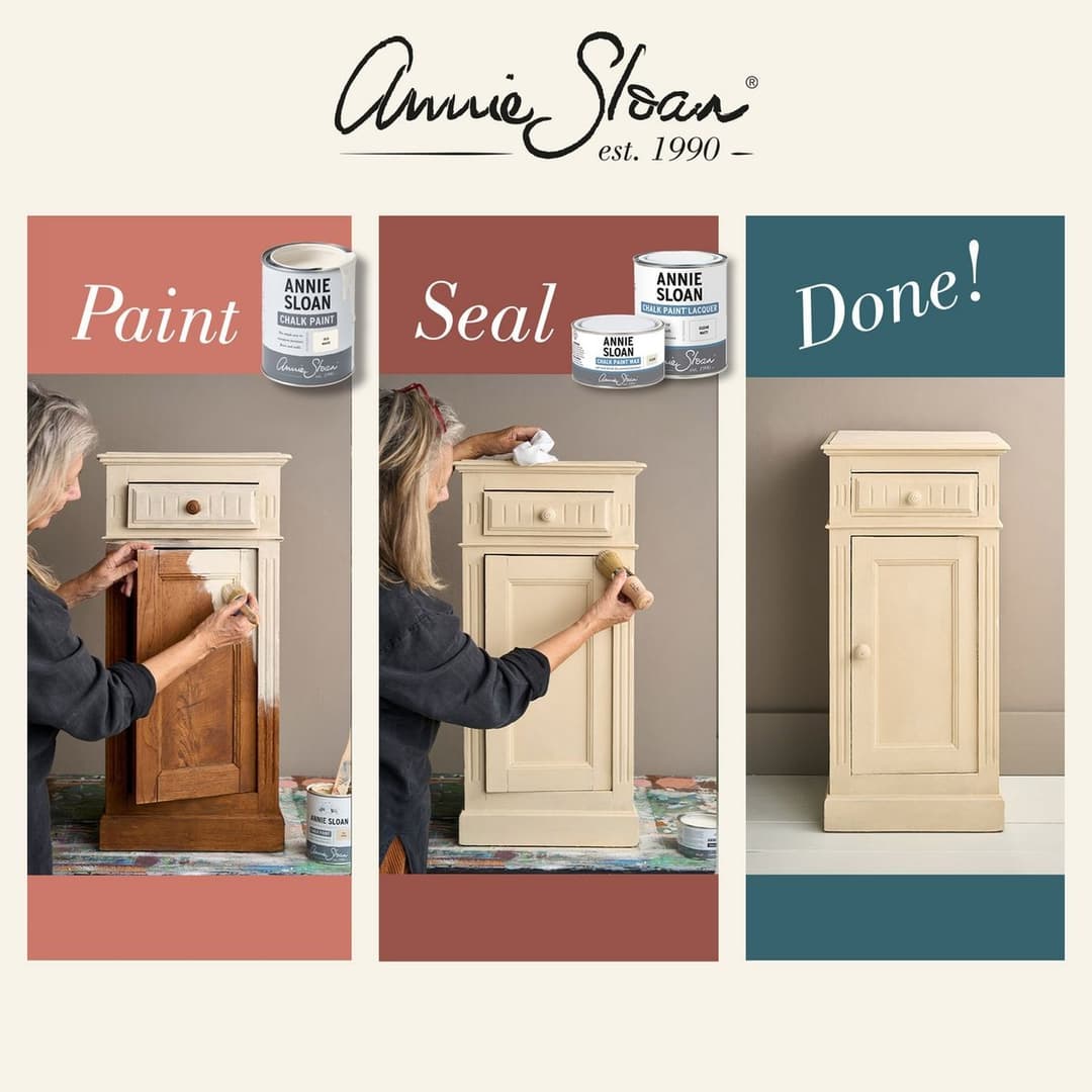 Annie Sloan Furniture Matt Chalk Paint 1L - Pure - Image 7
