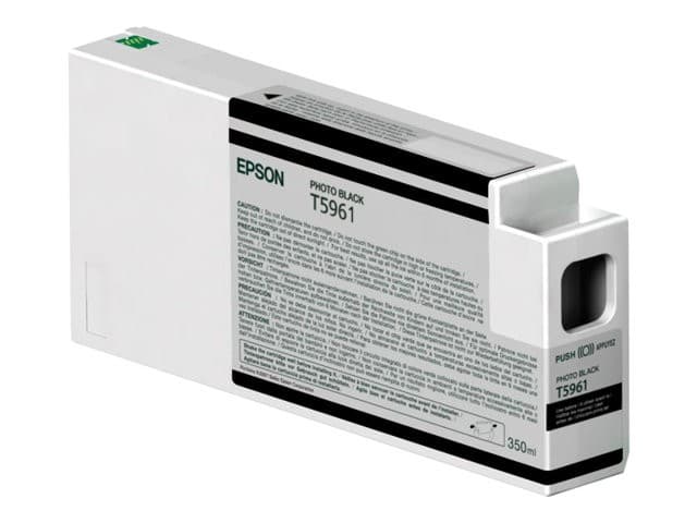 Epson T5961 UltraChrome HDR 350ml Ink Cartridge for Stylus Pro 7900/9900 - Photo Black - Image 2