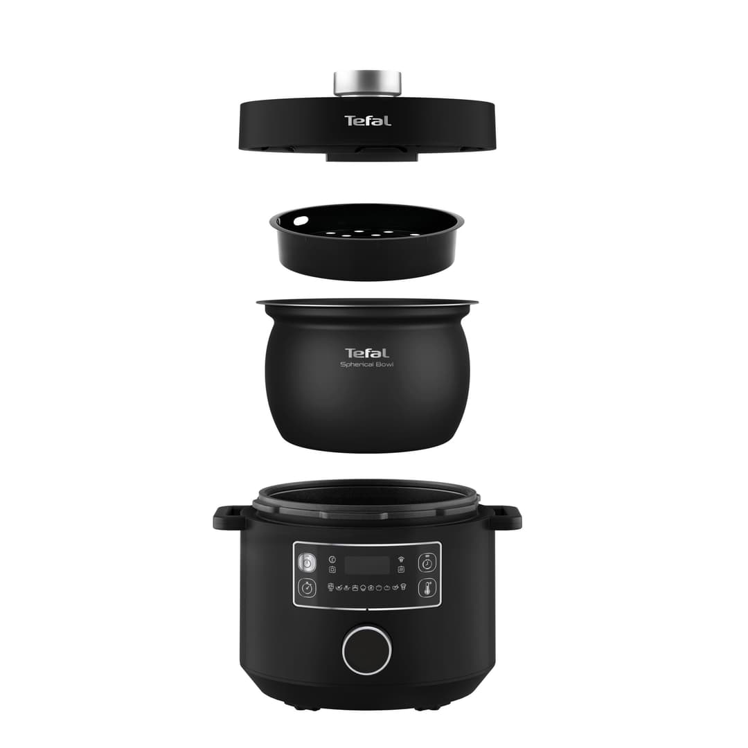 Tefal CY7548 Turbo Cuisine Multicooker Electric Pressure Cooker - Black - Image 2