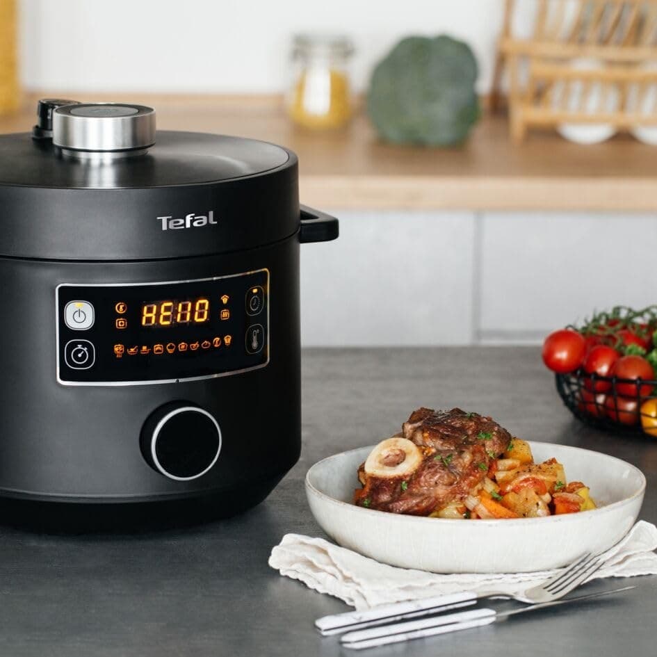 Tefal CY7548 Turbo Cuisine Multicooker Electric Pressure Cooker - Black - Image 5