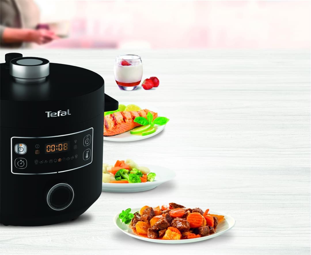 Tefal CY7548 Turbo Cuisine Multicooker Electric Pressure Cooker - Black - Image 7