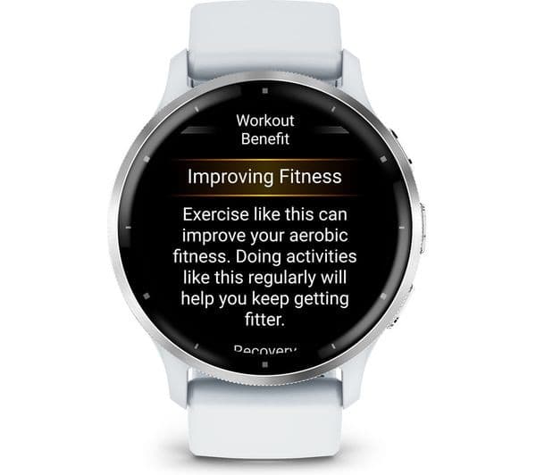 Garmin Venu 3 GPS Smartwatch 45mm - Silver & Whitestone - Image 2