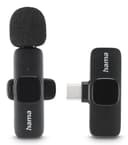 Hama Smart Wireless Black Lavalier/Lapel microphone thumbnail 1