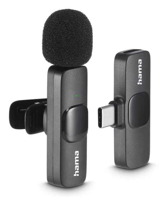 Hama Smart Wireless Black Lavalier/Lapel microphone - Image 2
