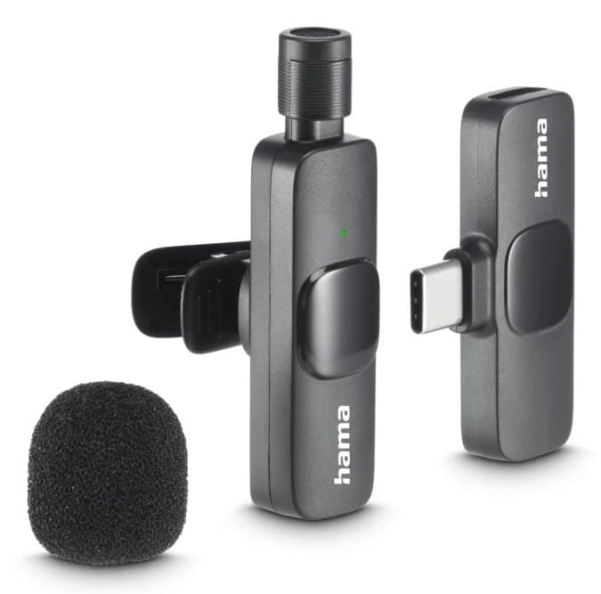 Hama Smart Wireless Black Lavalier/Lapel microphone - Image 4