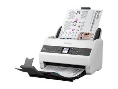 Epson WorkForce DS-730N A4 Duplex Desktop Document Scanner - 40ppm, 100-Sheet ADF, USB 2.0 & Gigabit Ethernet - Image 2