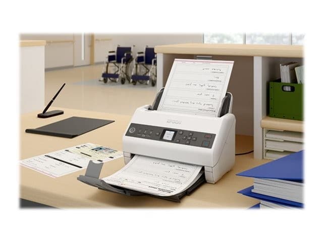 Epson WorkForce DS-730N A4 Duplex Desktop Document Scanner - 40ppm, 100-Sheet ADF, USB 2.0 & Gigabit Ethernet - Image 4