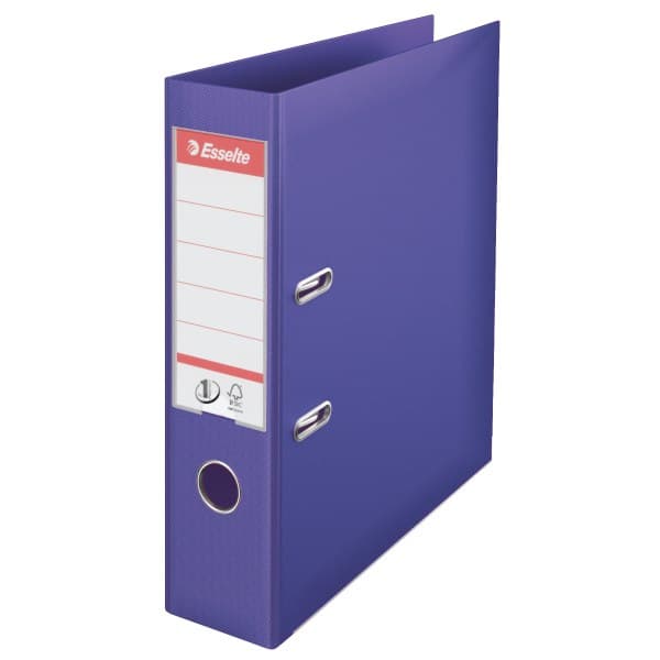 Esselte No.1 Lever Arch File PP, 30% pre-consumer recycled foil - Image 1