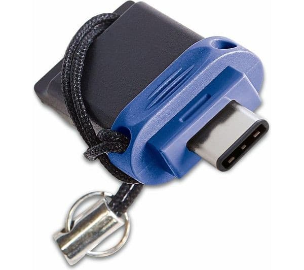 VERBATIM Store ‘n’ Go Dual USB 3.2 Gen 1 USB-C / USB-A Memory Stick - 32 GB, Black - Image 1