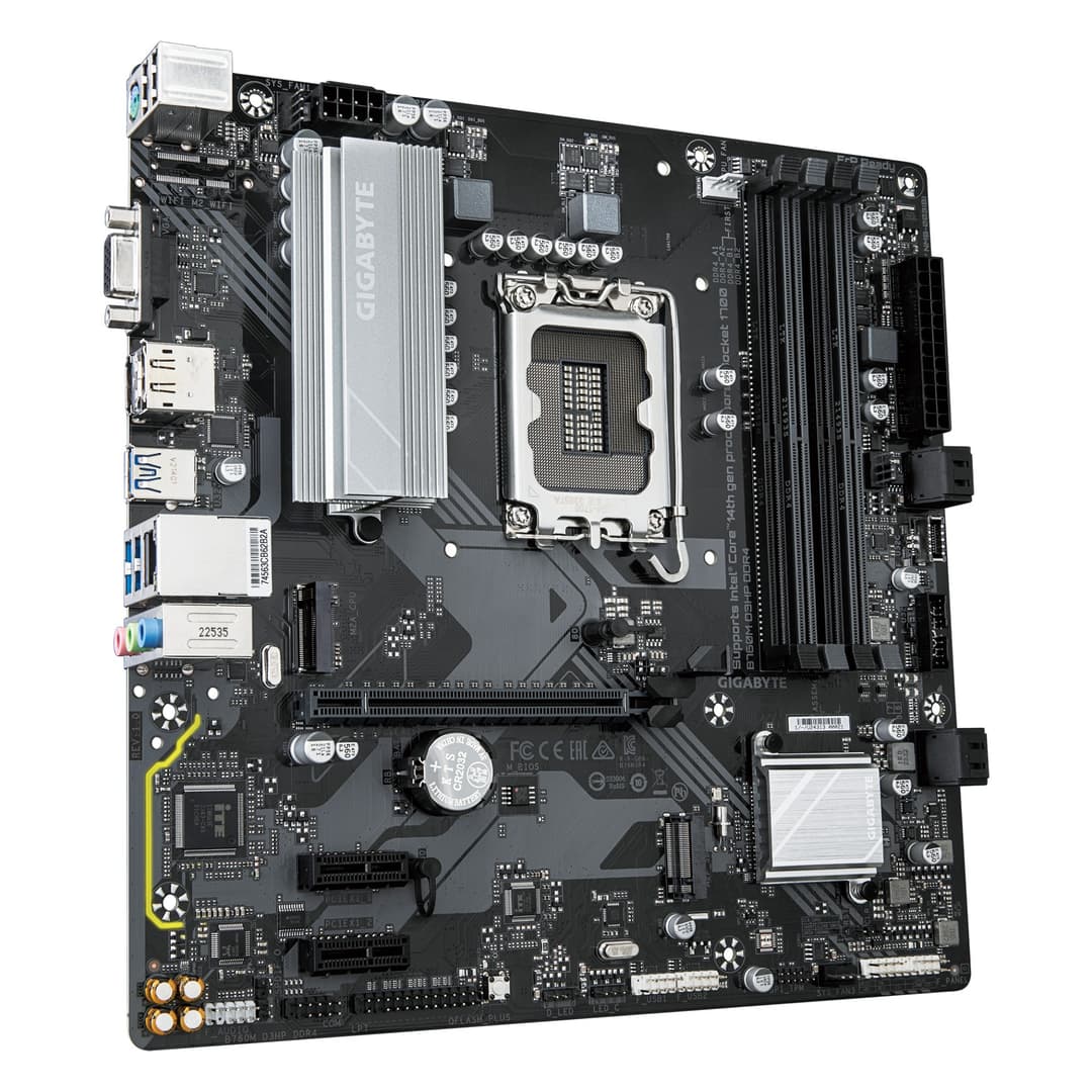 GIGABYTE B760M D3HP Intel B760 Micro-ATX LGA 1700 Motherboard - DDR4 - Ethernet only - Image 3