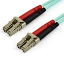 StarTech.com 10m (30ft) LC/UPC to LC/UPC OM4 Multimode Fiber Optic Cable, 50/125µm LOMMF/VCSEL Zipcord Fiber, 100G, Low Insertion Loss - LSZH Fiber Jumper Cord thumbnail 1