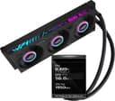 ASUS ROG Strix LC IV 360 ARGB LCD Intel/AMD AIO Liquid CPU Cooler - Black thumbnail 1