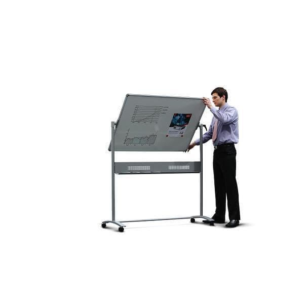 Nobo Impression Pro Steel Magnetic Mobile Whiteboard 1500x1200mm - Image 3