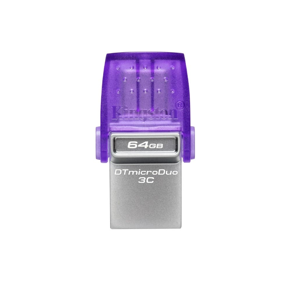 USB Stick Kingston Technology DataTraveler microDuo 3C USB Flash Drive 64GB USB Type-A / USB Type-C 3.2 - Purple - Image 2