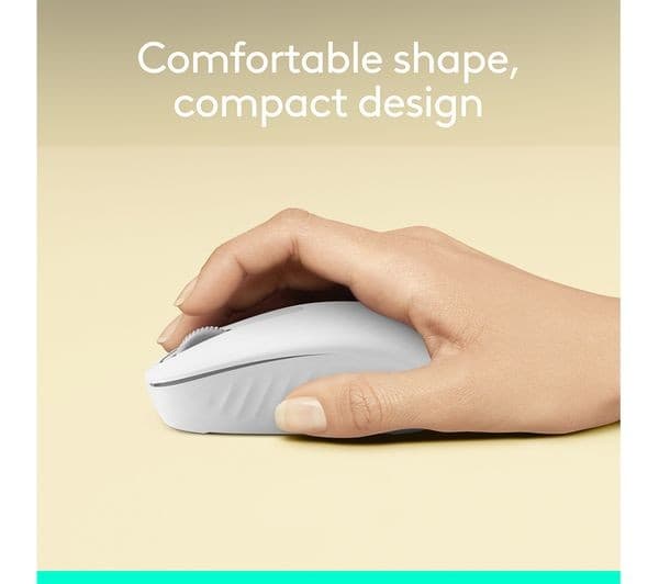 Logitech M196 Mouse Off-White - Image 3