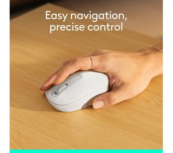 Logitech M196 Mouse Off-White - Image 5