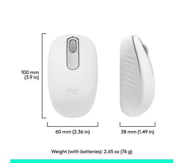 Logitech M196 Mouse Off-White - Image 8