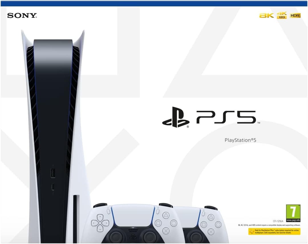 Sony PlayStation 5 825GB Disc Edition & Extra DualSense Controller Bundle - Image 1