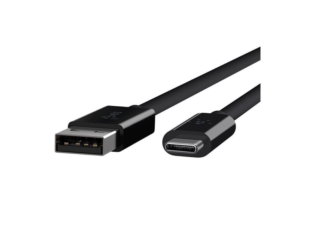 Belkin USB-A to USB-C Cable 3.1 Black - Image 1