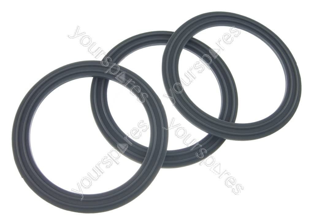 Kenwood Chef & Major Mixer Liquidiser A993 & A994 Food Blender Sealing Ring, Pack Of 3 - Turquoise - Image 2
